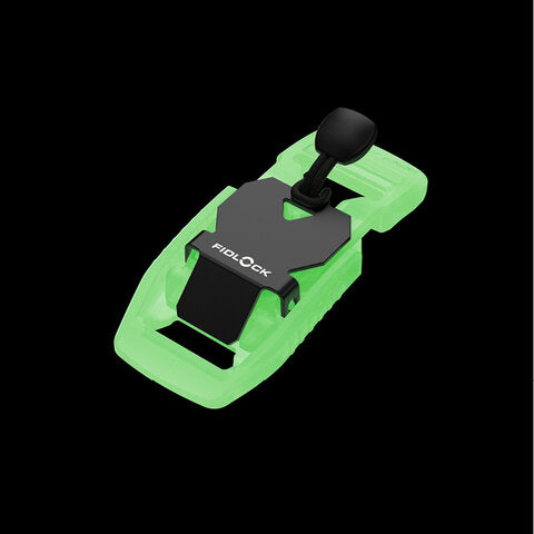 CT Chest Strap With FIDLOCK® V-BUCKLE 20 Black Flap Glow In The Dark