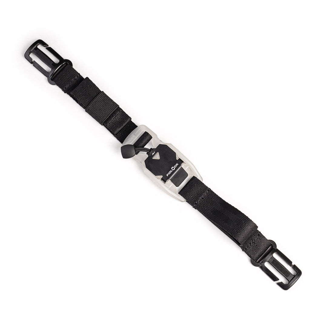 CT Chest Strap With FIDLOCK® V-BUCKLE 20 Black Flap Glow In The Dark