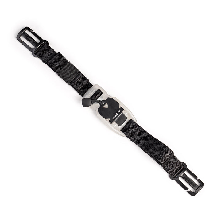 CT Chest Strap With FIDLOCK® V-BUCKLE 20 Black Flap Glow In The Dark