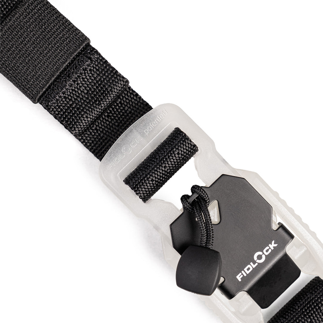 CT Chest Strap With FIDLOCK® V-BUCKLE 20 Black Flap Glow In The Dark