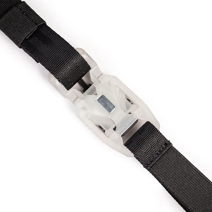 CT Chest Strap With FIDLOCK® V-BUCKLE 20 Black Flap Glow In The Dark