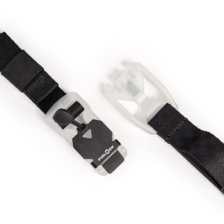 CT Chest Strap With FIDLOCK® V-BUCKLE 20 Black Flap Glow In The Dark