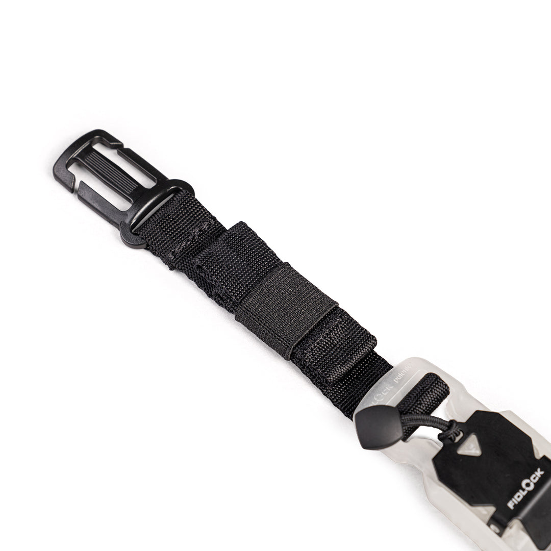 CT Chest Strap With FIDLOCK® V-BUCKLE 20 Black Flap Glow In The Dark