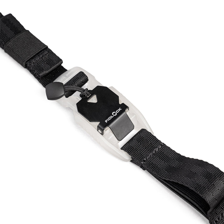 CT Chest Strap With FIDLOCK® V-BUCKLE 20 Black Flap Glow In The Dark